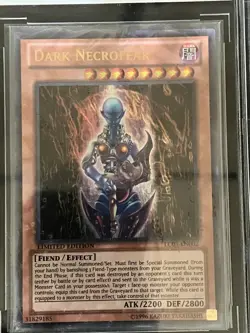 Yugioh. Dark Necrofear. Ultra Rare. Limited Edition. BCCG 10. Yugioh Card - Image 4