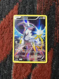 Pokemon TCG Arceus XY116 Black Star Promo Full Art Holo Card 2016 Rare - Image 2