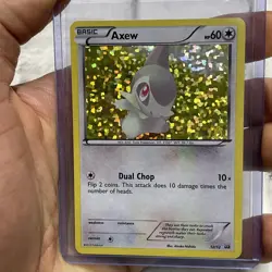 Axew 12/12 - 2012 Holo McDonald's Promo ⋆ Noble Victories ⋆ Pokemon Card - NM - Image 1