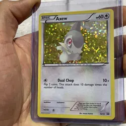 Axew 12/12 - 2012 Holo McDonald's Promo ⋆ Noble Victories ⋆ Pokemon Card - NM - Image 2