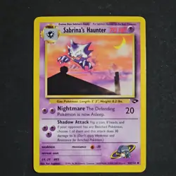 Sabrina’s Haunter 55/132 Gym Challenge Pokemon Card Excellent Condition - Image 1