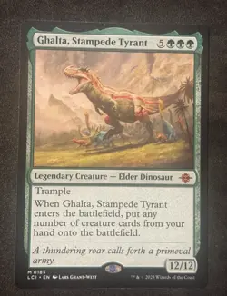 MTG - Ghalta, Stampede Tyrant - 185 Mythic Rare - Magic: The Gathering LCI - Image 1