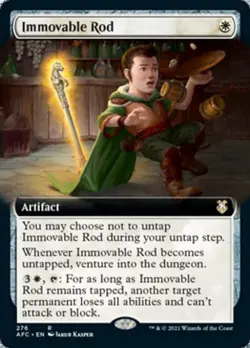 Immovable Rod (Extended Art) - Near Mint MTG Commander 2021 Forgotten Realms - Image 1