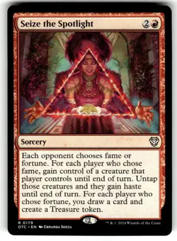 Seize the Spotlight Commander: Outlaws of Thunder Junction Regular MTG NM - Image 1