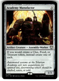 Academy Manufactor Commander: Outlaws of Thunder Junction Regular MTG NM - Image 1