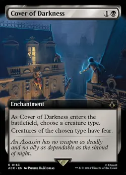 1x - Cover of Darkness - Extended Art #163- Assassin's Creed - NM MTG - Image 1
