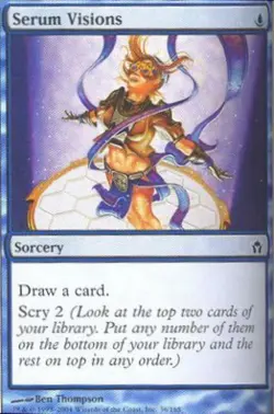 Serum Visions - Medium Play MTG Fifth Dawn - Image 1