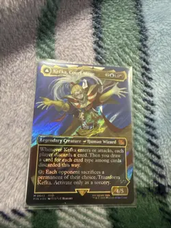MTG Final Fantasy - KEFKA, Court Mage (Borderless Surge Foil) M 0543 - MINT! - Image 1