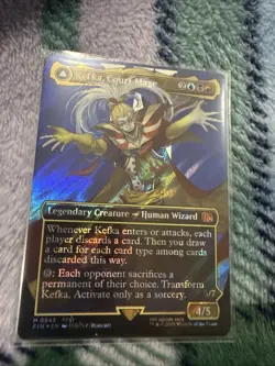 MTG Final Fantasy - KEFKA, Court Mage (Borderless Surge Foil) M 0543 - MINT! - Image 2