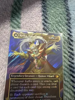 MTG Final Fantasy - KEFKA, Court Mage (Borderless Surge Foil) M 0543 - MINT! - Image 3