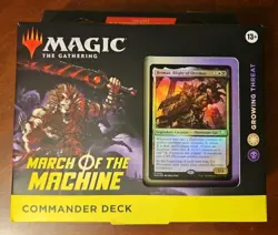 Growing Threat Magic Gathering MtG Commander Precon Deck March Machine Phyrexian - Image 1