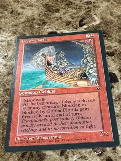 GOBLIN FLOTILLA Magic the Gathering MTG Fallen Empires LP - B - Image 1
