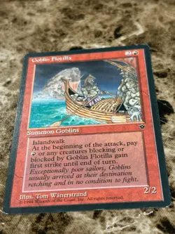 GOBLIN FLOTILLA Magic the Gathering MTG Fallen Empires MP - A - Image 1