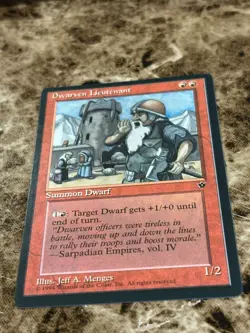 DWARVEN LIEUTENANT Magic the Gathering MTG Fallen Empires LP - C - Image 1