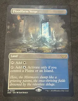 MTG - Floodfarm Verge - 330 Borderless Rare - Magic: The Gathering Duskmourn NM - Image 1