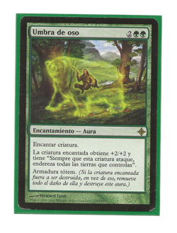 BEAR UMBRA Spanish Magic Rise of Eldrazi EX / LP MTG - Image 1