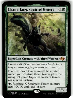 Modern Horizons 2 Magic: The Gathering Chatterfang, Squirrel General MTG NM - Image 1