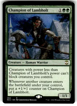 Champion of Lambholt Commander: Streets of New Capenna Regular MTG NM - Image 1