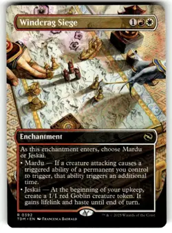 Windcrag Siege (Borderless) Tarkir: Dragonstorm Regular MTG NM - Image 1