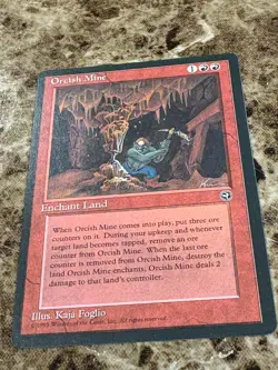 ORCISH MINE Magic the Gathering MTG Homelands LP - A - Image 1