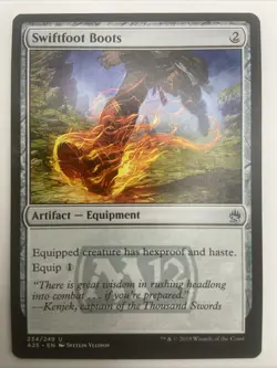 Swiftfoot Boots X1 NM Masters 25 MTG the Gathering - Image 1