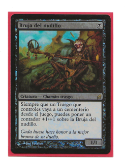 KNUCKLEBONE WITCH FOIL Lorwyn MAGIC 120/301 Spanish 2007 NM MTG - Image 1