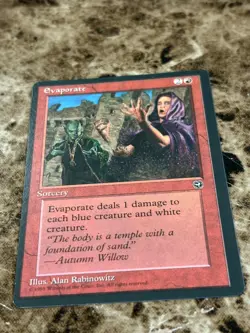 EVAPORATE Magic the Gathering MTG Homelands LP - B - Image 1