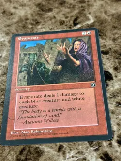 EVAPORATE Magic the Gathering MTG Homelands MP - A - Image 1