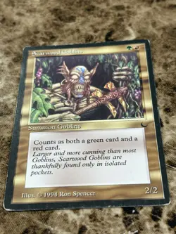 SCARWOOD GOBLINS Magic the Gathering MTG The Dark HP - B - Image 1