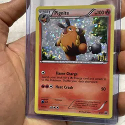 Pokemon Pignite - 4/12 2012 McDonald's Promo NM Pokemon Card Nintendo Near Mint - Image 2