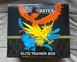 Pokemon Hidden Fates Elite Trainer Box Factory Sealed Brand New English ETB - Image 1