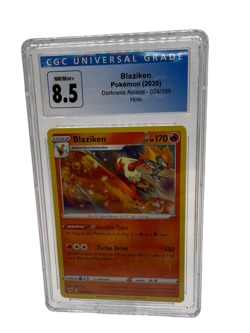 Pokemon TCG, Blaziken, Darkness Ablaze, 024/189, Holo, Graded 8.5 With CGC - Image 1