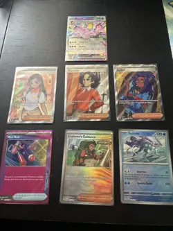 Pokemon Prismatic Evolutions Lot Of 7 Cards - Image 1