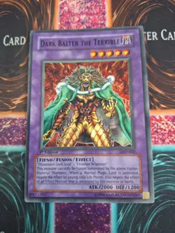 Yugioh Dark Balter the Terrible LOD-002 Super Rare 1st Edition Near Mint - Image 1