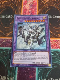 Yugioh Invoked Mechaba SHVA-EN041 Super Rare 1st Edition Near Mint - Image 1