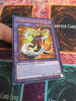 Yugioh Chimeratech Rampage Dragon LEDD-ENB29 Ultra Rare 1st Edition Near Mint - Image 2