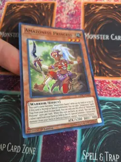 Yugioh Amazoness Princess LEDU-EN008 Super Rare 1st Edition Near Mint - Image 2