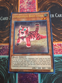 Yugioh Amazoness Baby Tiger LEDU-EN009 Ultra Rare 1st Edition Near Mint - Image 1