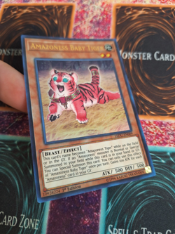 Yugioh Amazoness Baby Tiger LEDU-EN009 Ultra Rare 1st Edition Near Mint - Image 2