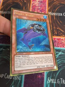 Yugioh Silent Wobby PGLD-EN013 Gold Secret Rare 1st Edition Near Mint - Image 2