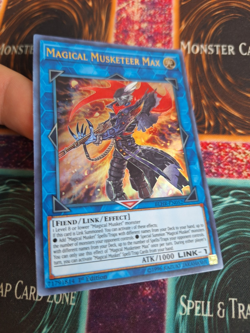 Yugioh Magical Musketeer Max BLHR-EN052 Ultra Rare 1st Edition Near Mint - Image 2
