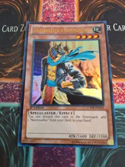 Yugioh Gravekeeper's Commandant LCYW-EN191 Ultra Rare 1st Edition Near Mint - Image 1