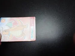 Pokemon Bandai Namco Amusement Mega Get Card Dragonite No.4 #4800 EX/VG - Image 2