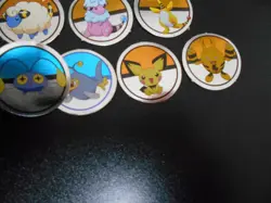 Pokemon Magazine Promo Ginpika Himitsu Card x7 Pichu Ampharous etc #3001 - Image 2