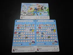 Pokemon JP Post Radio Gymnastics Attendance Card x3 Pikachu Snorlax etc #3370 - Image 4