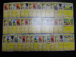 Pokemon Card Non Holo Shining Pikachu Lot Of 46 SET 023/071 025/165 etc #4854 - Image 1