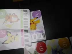 Pokemon Music Musical Note Card x9 Pikachu Tyranitar Dragonite Evolutions #3512 - Image 2