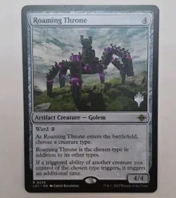 Roaming Throne The Lost Caverns of Ixalan MTG Magic The Gathering Promo - Image 1
