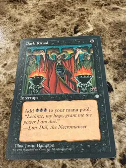 DARK RITUAL Magic the Gathering MTG Ice Age HP - D - Image 1