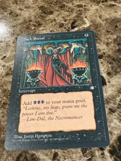 DARK RITUAL Magic the Gathering MTG Ice Age HP - B - Image 1